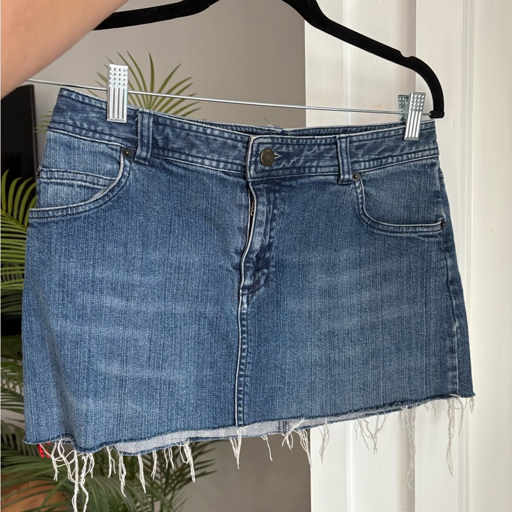 Vintage Denim Mini Skirt